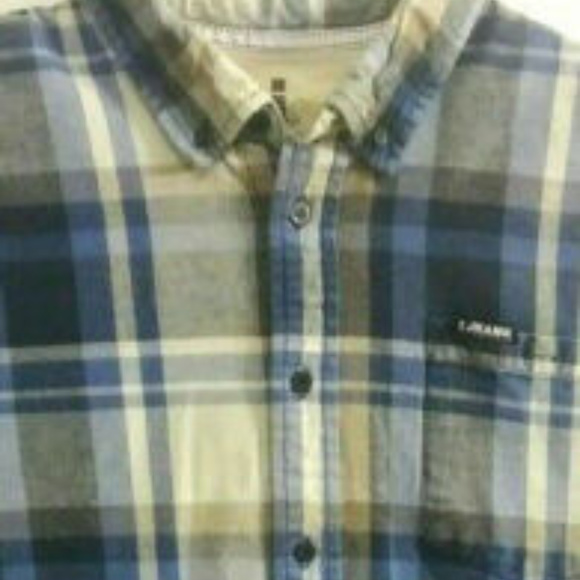 I Jeans by Buffalo Flannel Mens Button Front Shirt - Picture 7 of 8